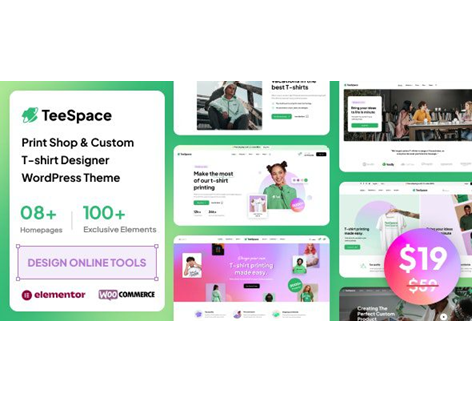 print custom t shirt designer wordpress theme teespace