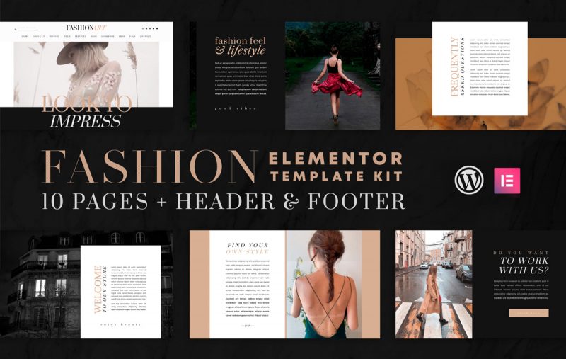 global kit styles for Fashion Art Woocommerce Elementor Template Kit