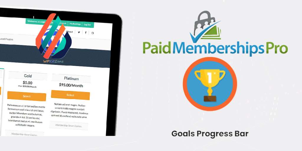 wpkitzone.com pmpro goals progress bar