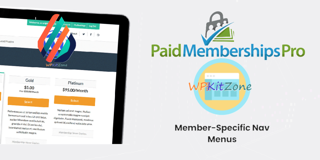 wpkitzone.com pmpro member specific navigation menus
