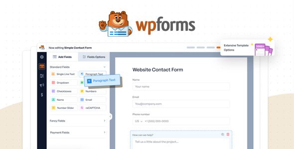 wpforms elite wordpress form builder