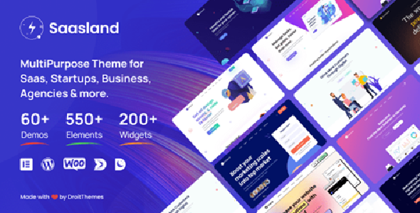 Download SaasLand WordPress Theme