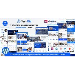 Techbiz 2.7.2 – IT Solution & Business Consulting Service WordPress Theme
