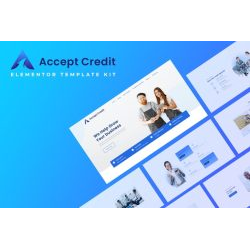 Accept Credit Financial Services Elementor Template