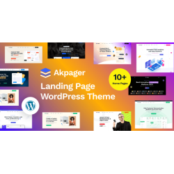 Akpager 1.1.3 – Landing Page Elementor WordPress Theme