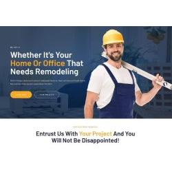 Oakwood Home Improvement Renovation Elementor Template Kit