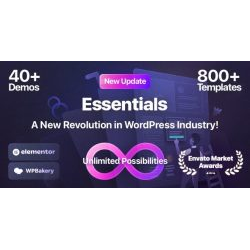 Essentials 3.2.16 – Multipurpose WordPress Theme