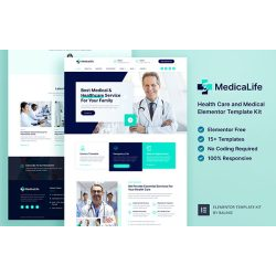 Medicalife Health Care Medical Elementor Template Kit