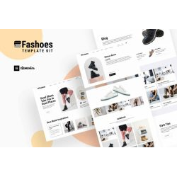 Fashoes Minimalist Fashion Store Elementor Template Kit