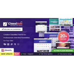 Classiads - Classified Ads 6.1.11 WordPress Theme