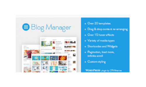 Blog Manager For Wordpress