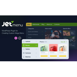 JetMenu 2.4.11.1 Custom Megamenu WordPress Plugin