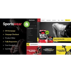 Sportwear Multistore Responsive Shopify Theme